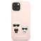 Karl Lagerfeld KLHCP13SSSKCI iPhone 13 mini 5,4" hardcase lys rosa bilde 2