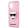 Карл Лагерфелд KLHCP12LCHTUGLP iPhone 12 Pro Max 6,7" розово/розово твърдо картина 5