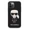 Karl Lagerfeld KLHCP12LSLFKBK iPhone 12 Pro Max 6,7" hardcase zwart/ foto 2