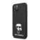 Karlas Lagerfeldas KLHCN65IKFBMBK iPhone 11 Pro Max kietas dėklas juodas/juodas nuotrauka 1