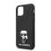 Karl Lagerfeld KLHCN65IKFBMBK iPhone 11 Pro Max sabit kılıf siyah/siyah fotoğraf 2