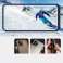 Klart 3-i-1-deksel til Samsung Galaxy A72 4G mykt deksel med himmelramme bilde 2