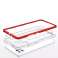 Duidelijke 3in1 Case voor Samsung Galaxy A42 5G Gel Cover met Frame Rood foto 4