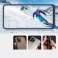 Custodia 3 in 1 trasparente per Samsung Galaxy A42 5G Gel Cover con Sky Frame foto 2