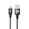 Wozinsky kábel USB - microUSB kábel 2,4A 2m fekete (WUC-M2B) kép 4