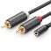 Ugreen cable audio cable 3.5 mm mini jack (female) - 2RCA (male) 25 image 2