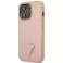 Case Guess GUHCP14XPSATLP, skirtas Apple iPhone 14 Pro Max 6,7 colio rožinės / rožinės spalvos nuotrauka 1
