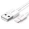 Cable Ugreen USB - Lightning MFI 2m 2.4A blanco (20730) fotografía 1