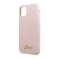 Caz Guess GUHCN58LSLMGLP pentru Apple iPhone 11 Pro roz deschis / pin de lumină fotografia 2