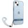 Case Guess GUHCP13MHTSGSB for Apple iPhone 13 6,1" zils/zils hardc attēls 3