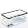 Puzdro Clear 3v1 pre silikónový kryt Samsung Galaxy S23 s čiernou farbou fotka 3