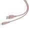 Baseus Cablu colorat USB / Cablu fulger 2.4A 1.2m roz fotografia 6