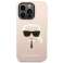 Karl Lagerfeld KLHCP14LSLKHLP védő telefontok Apple iPhone-hoz kép 2