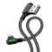USB cable for Lightning, Mcdodo CA-4673, angled, 1.8m (black) image 1