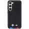 BMW Case for Samsung Galaxy S23 Leather Stamp Tricolor black image 2