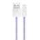 USB cable for Lightning Baseus Dynamic, 2.4A, 1m (purple) image 2