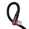 USB-C kábel Baseus könyök 2m 100W (fekete-piros) kép 2