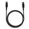 Baseus wolfram gull USB-C til USB-C-kabel, 100W, 2m (svart) bilde 4
