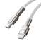 Lightning Baseus Cafule, PD, 20W, 2m (beyaz) için USB-C kablosu fotoğraf 3