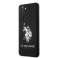 Husa telefonului US Polo Silicone Logo pentru Samsung Galaxy S21 negru / bla fotografia 1
