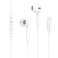 Káblové slúchadlá do uší Vipfan M13 (biele) fotka 1