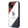 US Polo Tricolor reliéfní pouzdro na telefon iPhone 14 6,1" fotka 1