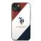 SUA Polo Tricolor în relief telefon de caz iPhone 14 6,1 " fotografia 2