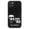 iPhone 13 6,1 inç siyah/siyah sabit kılıf için Karl Lagerfeld telefon kılıfı fotoğraf 2