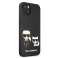 Karl Lagerfeld capa de telefone para iPhone 13 6,1" preto / preto hardcase foto 3