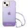 Coque de téléphone Guess pour iPhone 14 6,1 « étui rigide violet / violet Tra photo 1