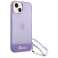 Telefono dėklas "Guess", skirtas "iPhone 14" 6,1 colio violetinis / violetinis kietasis dėklas "Tra" nuotrauka 2