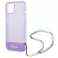 Telefono dėklas "Guess", skirtas "iPhone 14" 6,1 colio violetinis / violetinis kietasis dėklas "Tra" nuotrauka 4