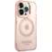 Telefono dėklas Guess skirtas iPhone 14 Pro Max 6,7 colio rausvos / rožinės spalvos kietas dėklas nuotrauka 3