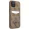 Phone case Guess for iPhone 13 6,1" brown/brown hardcase 4G Tria image 3