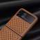 Dux Ducis Venecija Slučaj Samsung Galaxy Z Flip 4 kožni pokrov smeđi slika 2