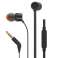 JBL T110 wired headphones with microphone black image 1