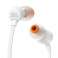 Casque filaire JBL T110 avec microphone blanc photo 2