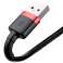2m Baseus Keviar USB Lightning kabelis iPhone iPad iPod 1.5A Black-c attēls 2