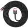 2m Baseus Keviar USB Lightning kabelis iPhone iPad iPod 1.5A Black-c attēls 1