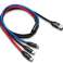 Baseus 3in1 iPhone micro USB USB-C 3.5A Tres cable primario 120cm fotografía 1