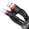 Baseus Kabel USB-C 3A 1M rot schwarz Bild 3