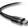Cafule de câble Baseus 2x USB-C QC 3A 1m noir photo 6