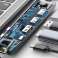Baseus HUB Thunderbolt C + Pro 7in1 USB 3.0 USB-C RJ45 HDMI 4K grigio scuro foto 2