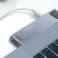 Baseus HUB Thunderbolt C + Pro 7in1 USB 3.0 USB-C RJ45 HDMI 4K grigio scuro foto 5