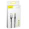 Baseus Horizontales LED Apple Lightning USB-Kabel 200cm Schwarz Bild 6