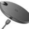 Baseus Digital LED QI carregador indutivo sem fio 10W preto foto 5