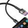 Baseus-kabel Cafule HW QC USB-C Type C 40W 5A 1M grå svart bilde 3