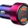 Baseus cargador de coche 2x USB Quick Charge QC 3.0 45W 6A Magic R fotografía 4