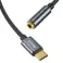 Baseus L54 USB-C Tip C do Mini Priključk 3,5-milimetarski audioprilagodnik crni slika 1
