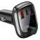 Caricabatteria da auto 36W Baseus 2x USB QC USB-C micro SD Trasmettitore F foto 3